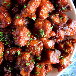 Baked Barbecue Pork Riblets