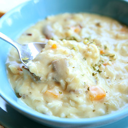Chicken And Mushroom Wild Rice Soup - Real Life Dinner