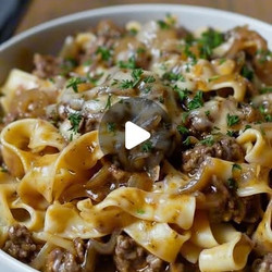 French Onion Beef And Noodles