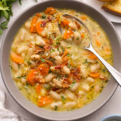 White Bean Soup With Bacon