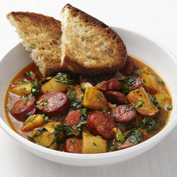 Copy of Chorizo Potato &amp; Chard Stew