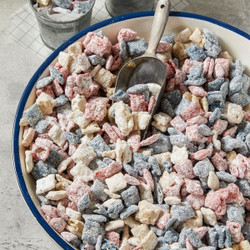 Red, White And Blue Puppy Chow