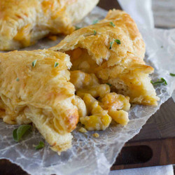 Creamy Chicken And Corn Turnovers