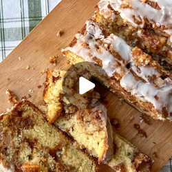 Apple Fritter Loaf Cake