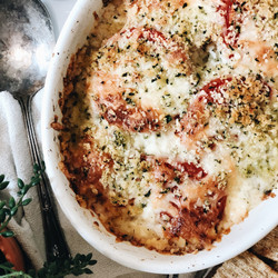 Cheesy Tomato Bake