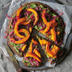 Seeded Pistachio And Squash Galette