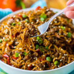 Slow Cooker Beef Ramen