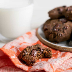 Pumpkin Chocolate Chip Chickpea Cookies