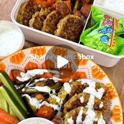 Packed Lunch With Sundried Tomato And Spinach Chicken Rissoles