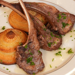 Lamb Cutlets Fried In Butter