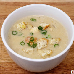Roasted Garlic And Parmesan Soup