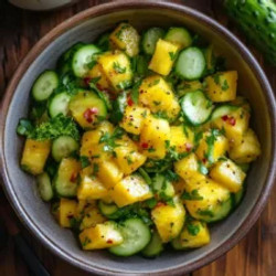 Cucumber And Pineapple Salad