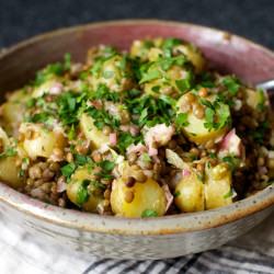 Warm Lentil And Potato Salad