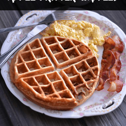Apple Fritter Waffles
