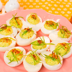 Tajín® Avocado Deviled Eggs
