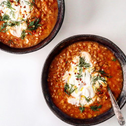 Spiced Lentil Soup With Baharat