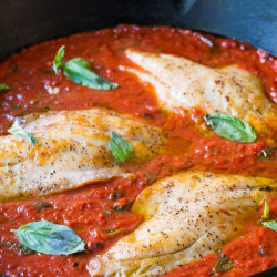 Italian Fish In Tomato Sauce