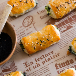 Spinach and Cheese Rolls aka Spanakopita