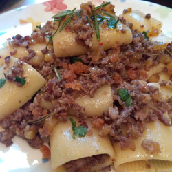 Pasta Con Salsiccia Di Fegato Abruzzese (Liver)