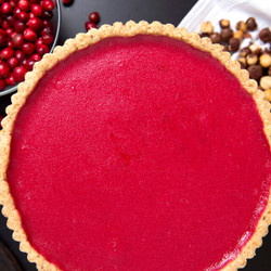 Cranberry Curd Tart