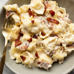 Bacon Tortellini Alfredo