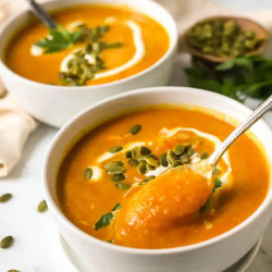 Creamy Carrot And Cauliflower Soup
