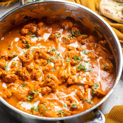 Cauliflower Butter Chicken (vegan)