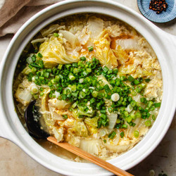 Napa Cabbage Egg Drop Soup Recipe