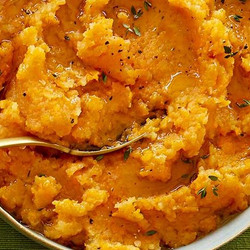 Carrot &amp; Swede Mash With Brown Butter &amp; Thyme