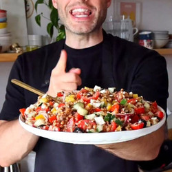 Easy Greek Lentil Salad