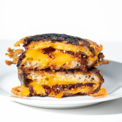 Grilled Cheese With Chili Crunch