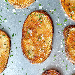 Crispy Baked Accordion Potatoes