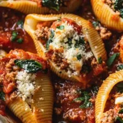 Stuffed Pasta Shells With Ground Turkey And Spinach – A Cozy, Healthy Comfort Dish