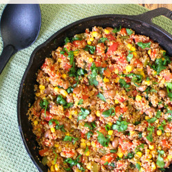 One Skillet Mexican Quinoa Dinner