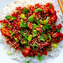 Crispy Gochujang Tofu