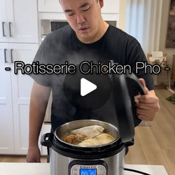 Pho With Leftover Rotisserie Chicken soup main