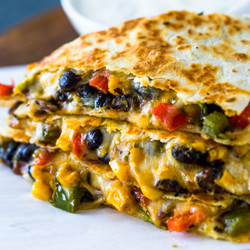 Southwest Veggie Quesadillas