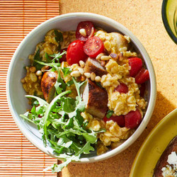 Savory Oatmeal With Tomato &amp; Sausage