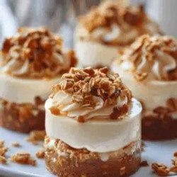 Apple Crisp Mini Cheesecakes