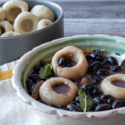 Chiapas Black Bean Soup With Masa Dumplings