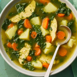 High-protein Ginger Chicken Soup easy must