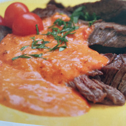 Steak with Romesco Sauce