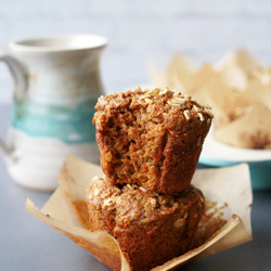 Bakery Style Carrot Oat Muffins :: Gluten Free &amp; Dairy Free