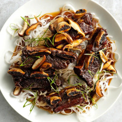 Soy-braised Short Ribs With Shiitakes