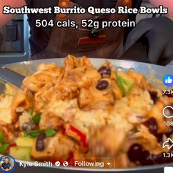 Southwest Queso Chicken Rice Bowls