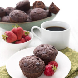 Keto Chocolate Zucchini Muffins