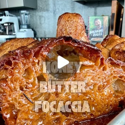 Honey Butter Focaccia easy dessert