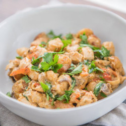Creamy Chicken With Cauliflower Gnocchi