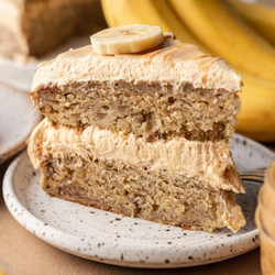 Peanut Butter Banana Cake