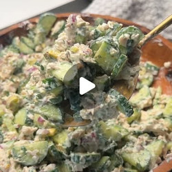 High Protein Cucumber Chicken Salad